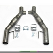 3” H-Pipe with Cats Stainless Steel
